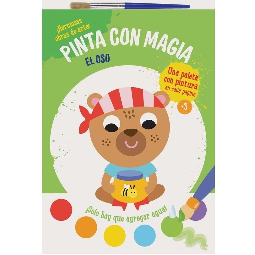 Pinta con magia. Oso Pinta con magia. Oso